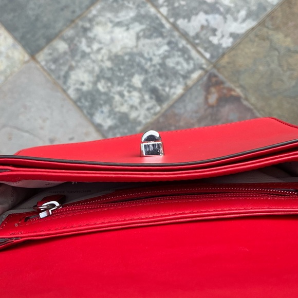 Cherry Red Michael Kors Crossbody Bag - Picture 6 of 8